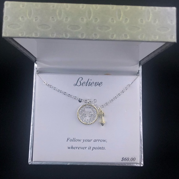 Silver Expressions by LArocks “Believe” Necklace - Picture 5 of 17